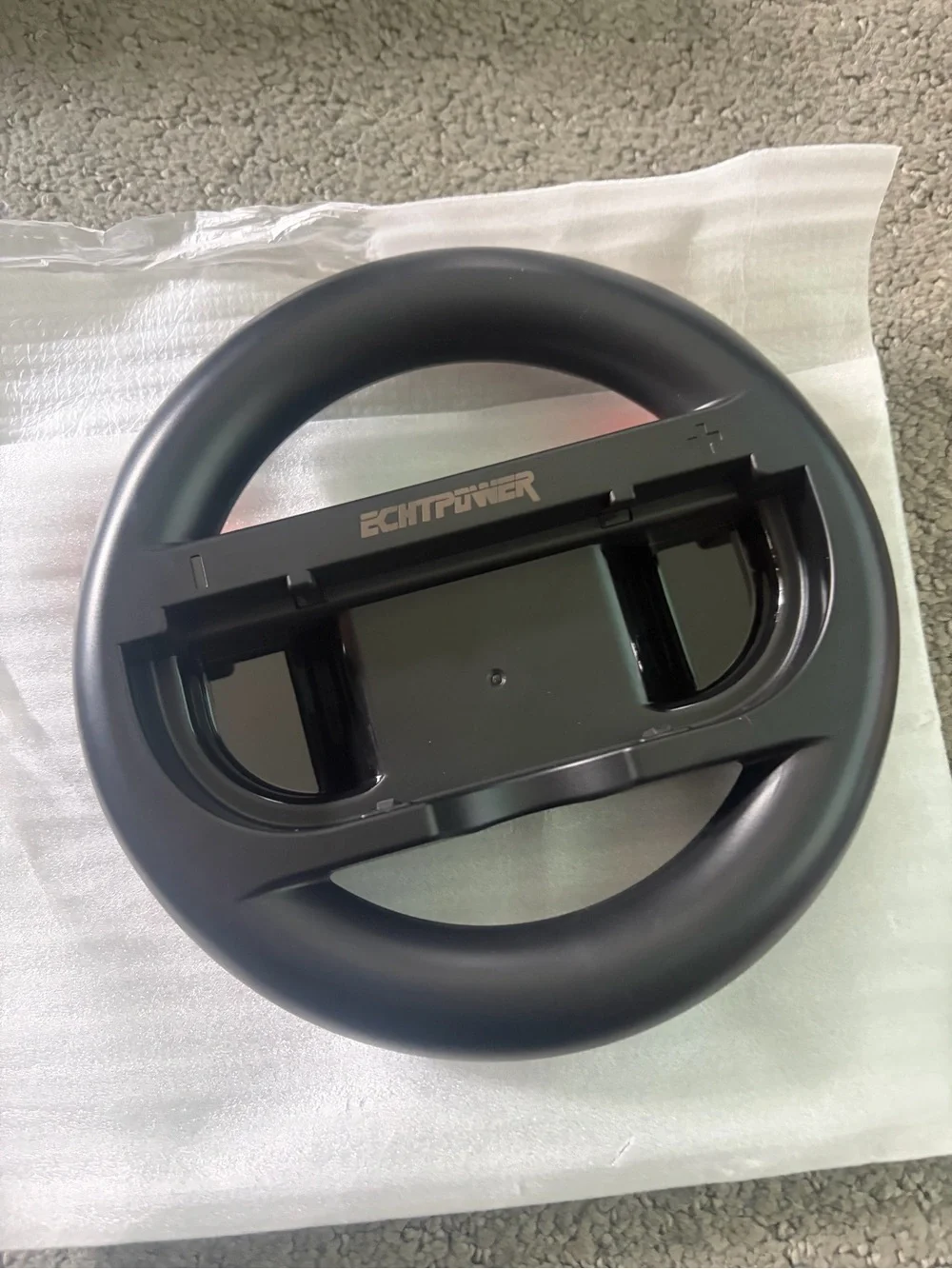 ECHT Steering Wheel Controller with Light Blue Accent